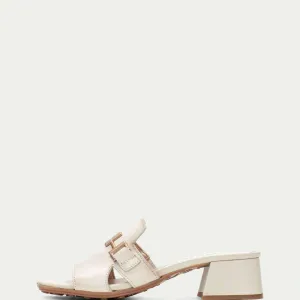 Hispanitas Off White Block Heel Mule| HV254069L