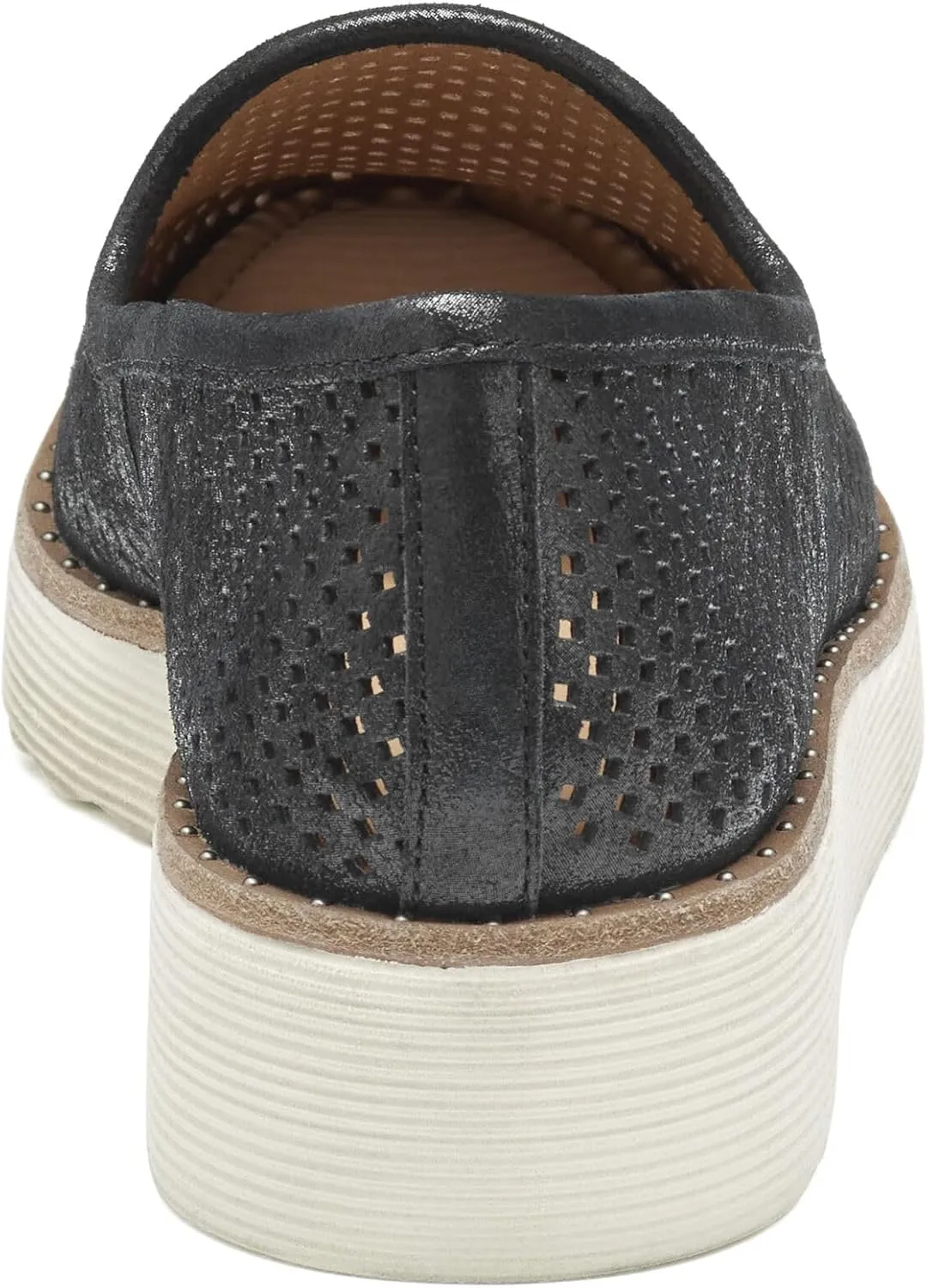 Johnston & Murphy Women??s Mitzi Perfed Venetian Shoes, 1.25?? Suede Loafers for Women, Comfortable Slip On Shoes