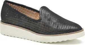 Johnston & Murphy Women??s Mitzi Perfed Venetian Shoes, 1.25?? Suede Loafers for Women, Comfortable Slip On Shoes