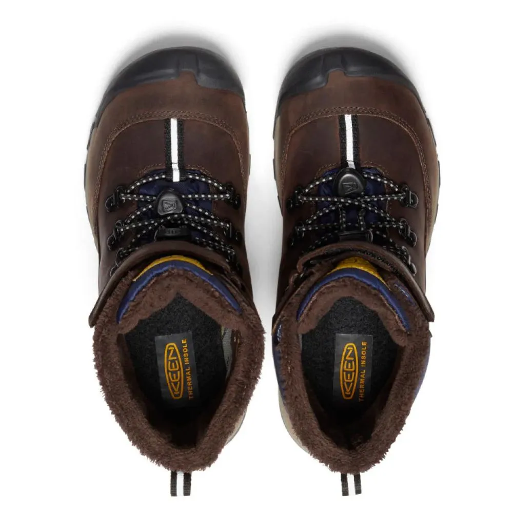 Keen Youth Kanibou Waterproof Winter Boot in Java/Naval Academy