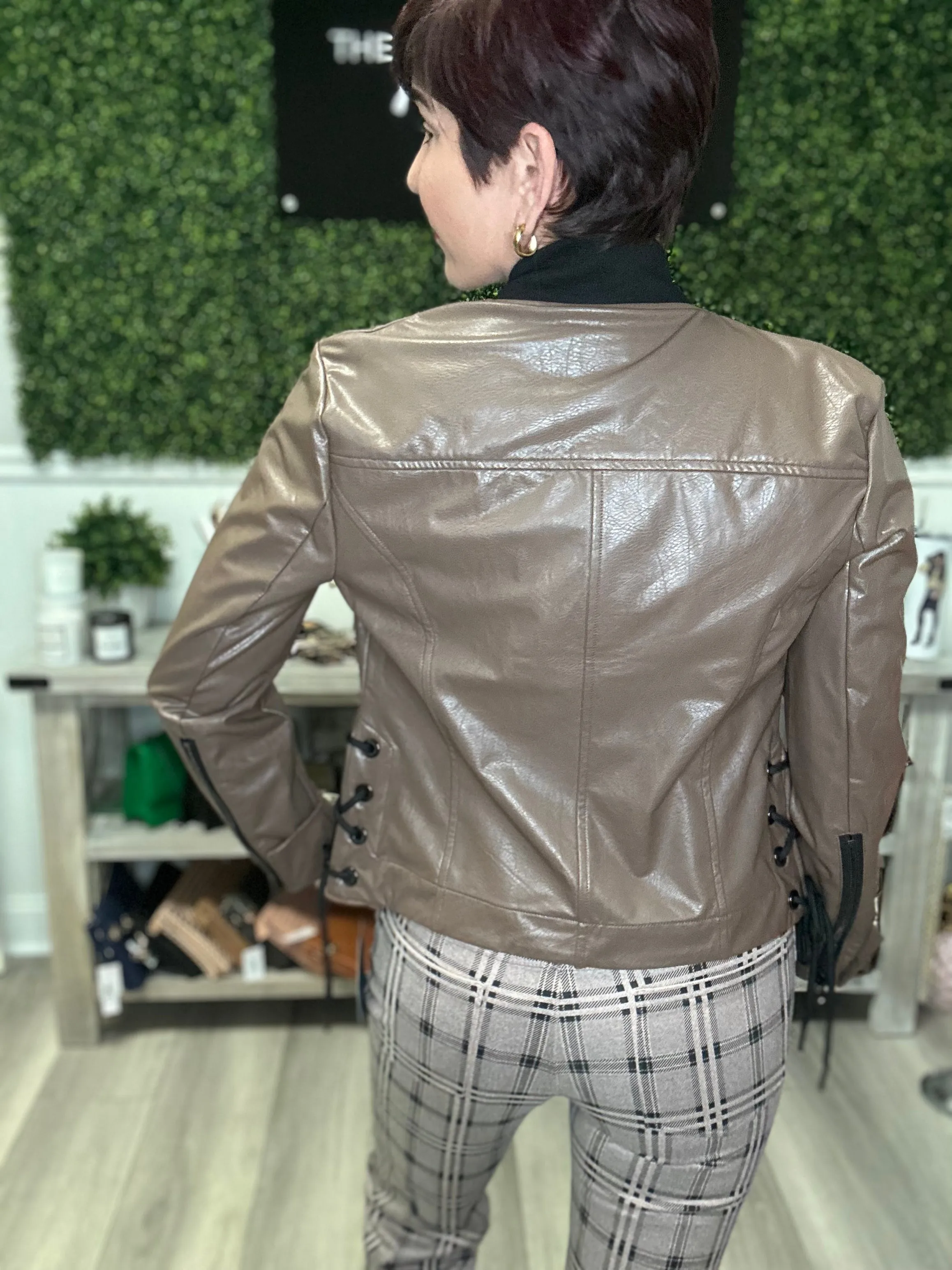 Kellie Bomber Moto Jacket