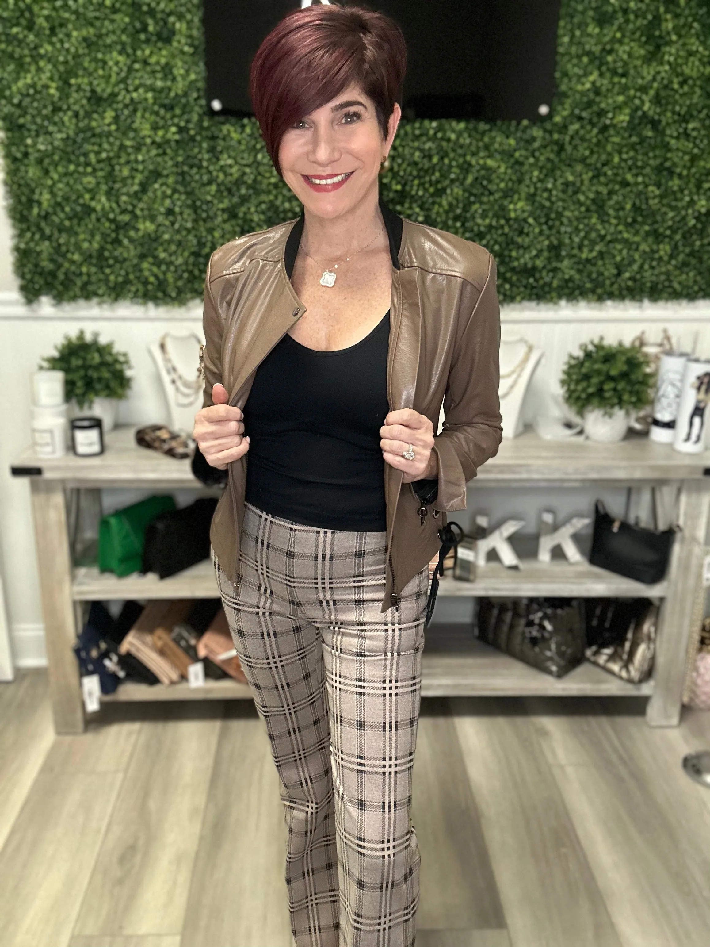 Kellie Bomber Moto Jacket