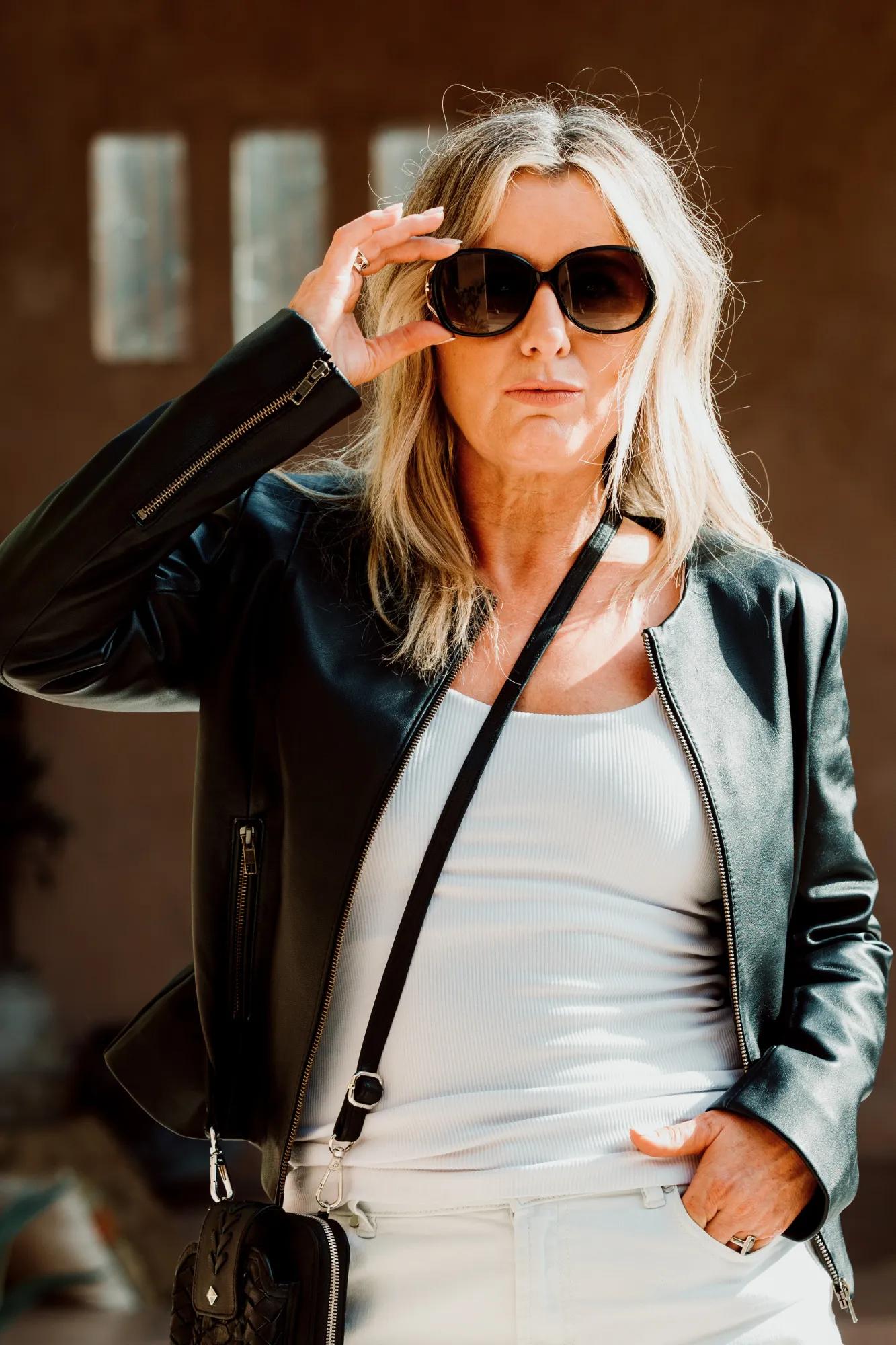 'Kendall' Ladies Classic Leather Jacket