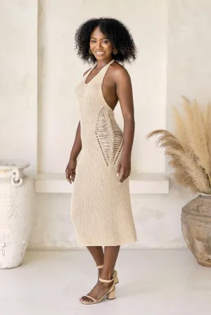 Ladriana Midi/Knitted - Latte