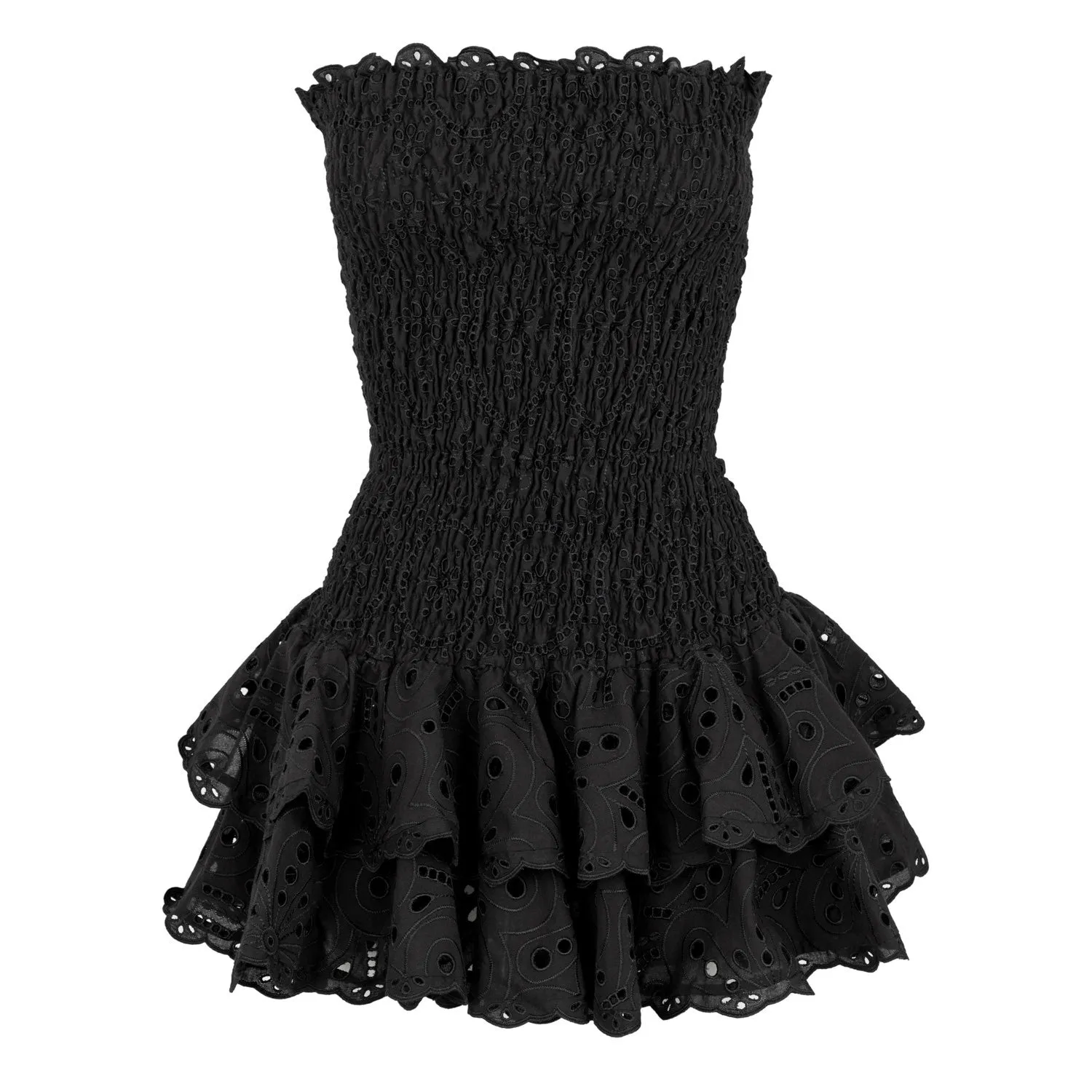 Megan Short Dress - Black
