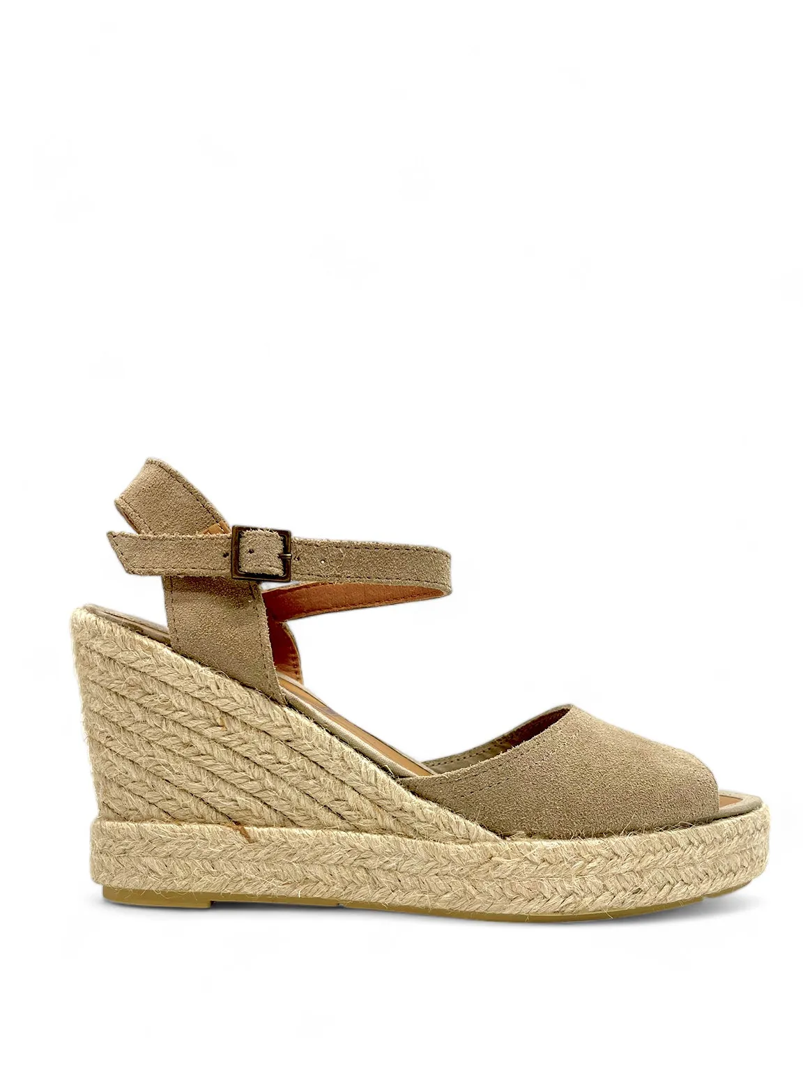 Melena Suede Open toe Wedges