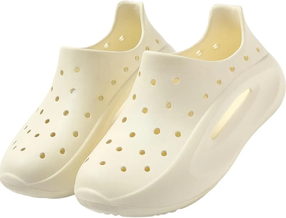 Men's Clogs Garden Shoes with Arch Support Outdoor Non-Slip Beach Slippers