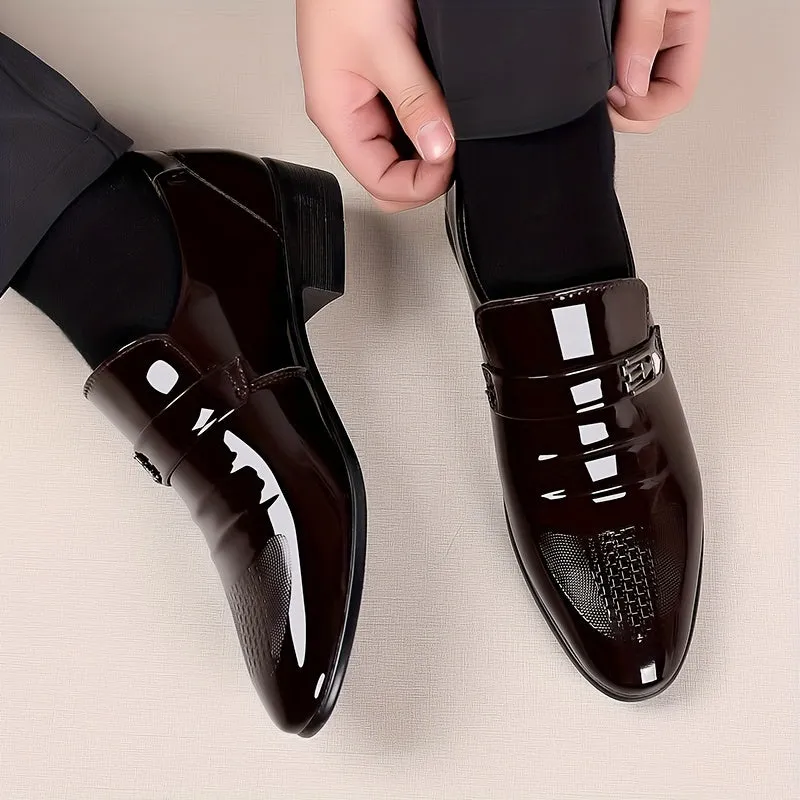 Men's Elegant Formal Shoes With EVA Insole And PVC Sole