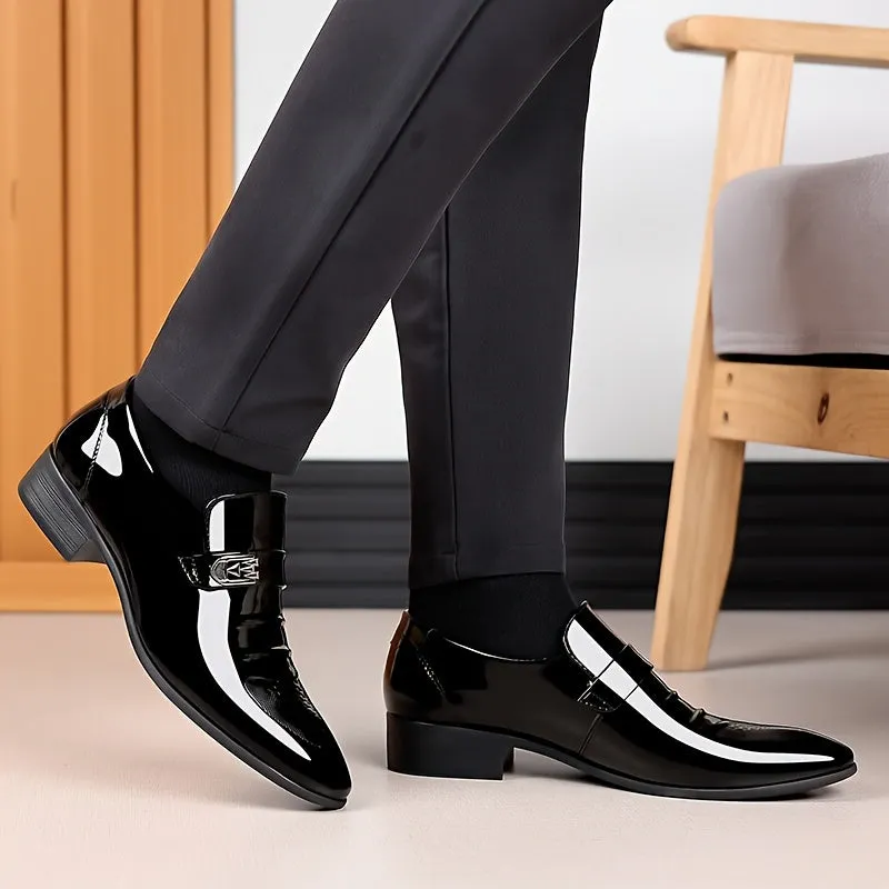 Men's Elegant Formal Shoes With EVA Insole And PVC Sole