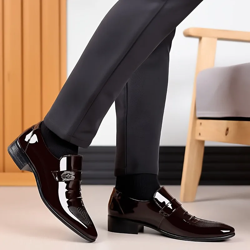 Men's Elegant Formal Shoes With EVA Insole And PVC Sole