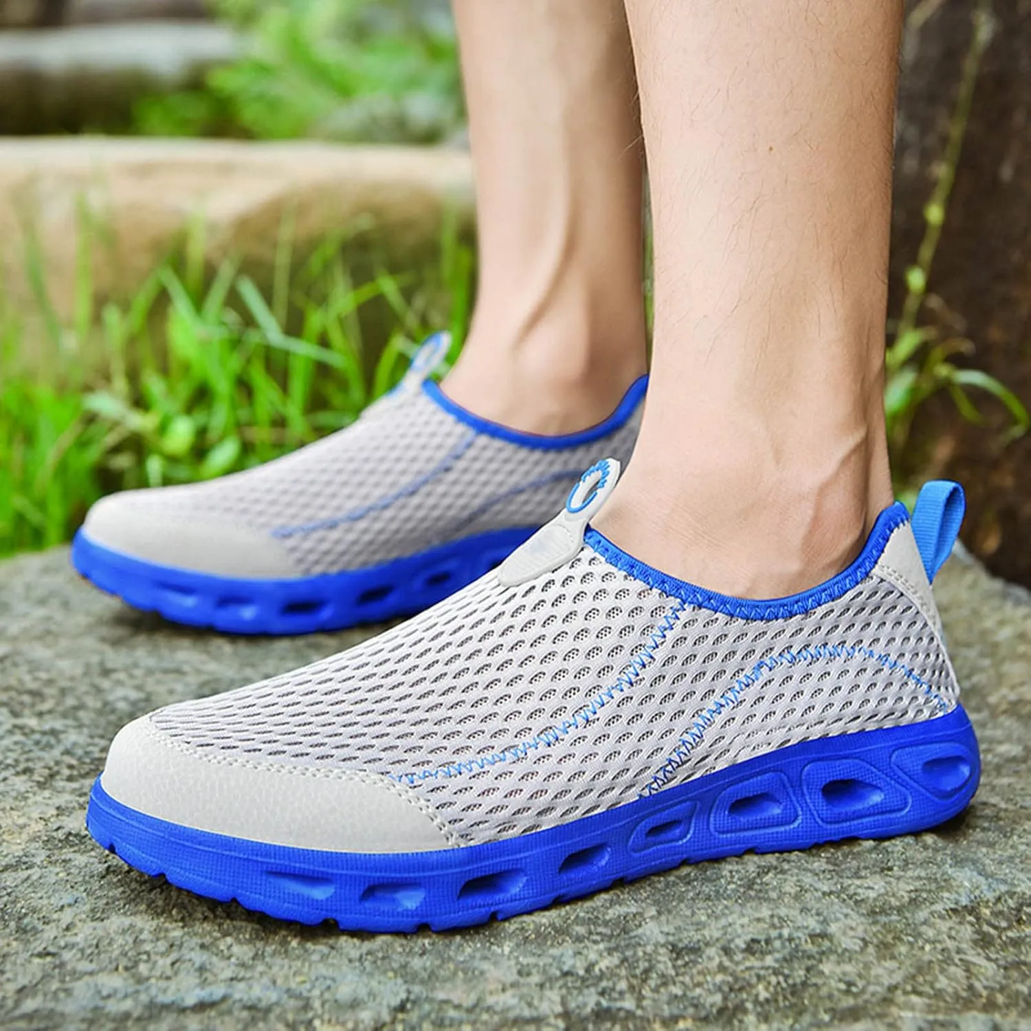 Men's Everyday Athletic Shoes Men Sports Shoes Spring and Summer Fashionable New Pattern Mesh Breathable Comfortable Non