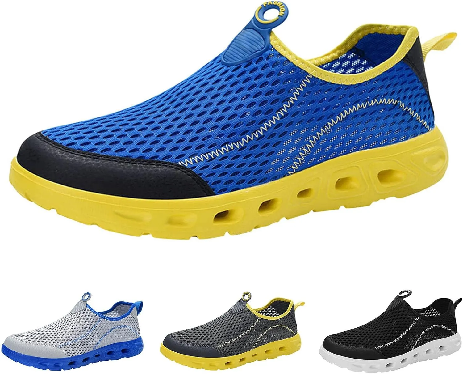 Men's Everyday Athletic Shoes Men Sports Shoes Spring and Summer Fashionable New Pattern Mesh Breathable Comfortable Non