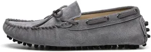 Men's Loafers Shoes Round Toe Solid Color Suede Vamp Boat Driving Loafers Comfortable Slip Resistant Lightweight Fashion Slip-ons