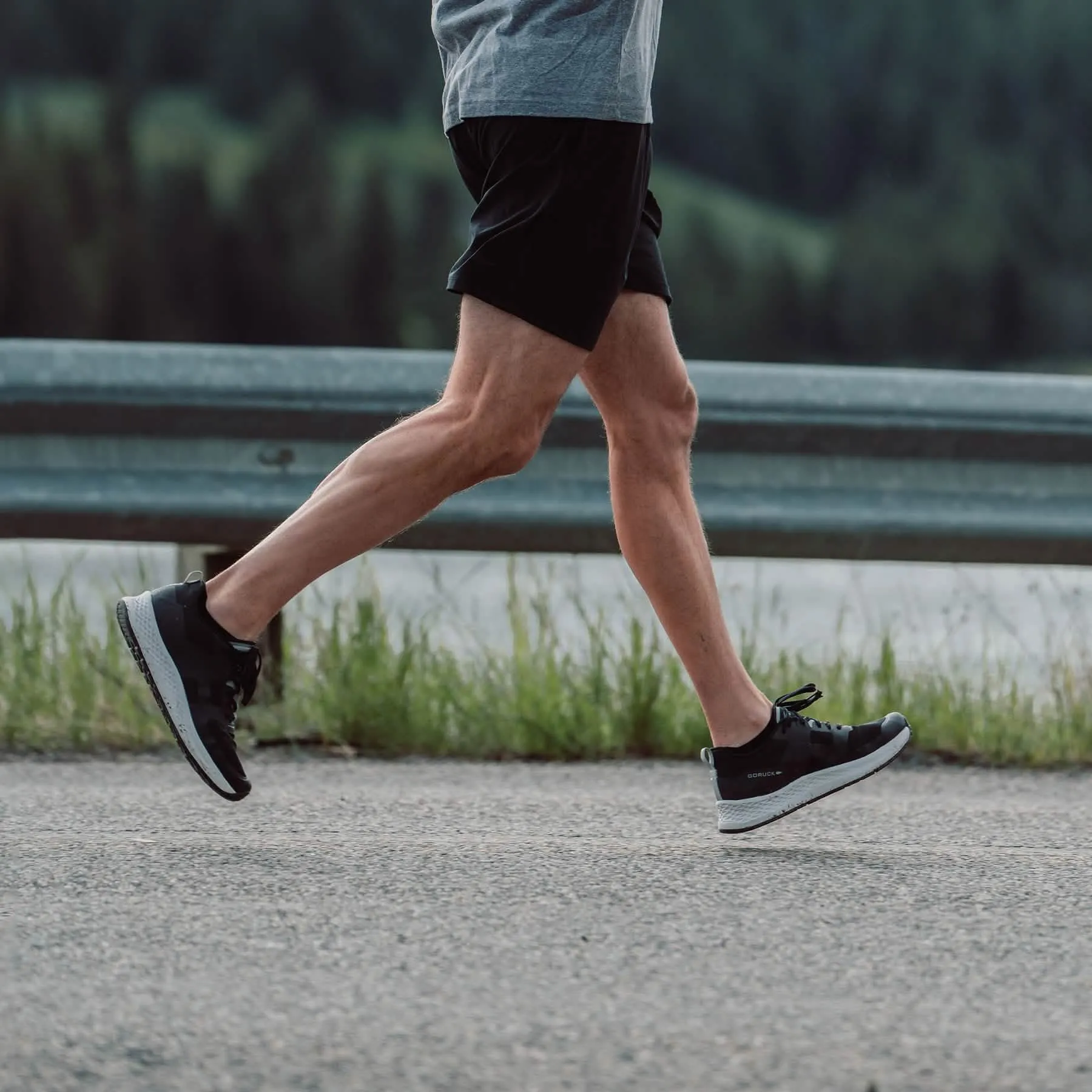 Men's Rough Runners - Black   Stone   White