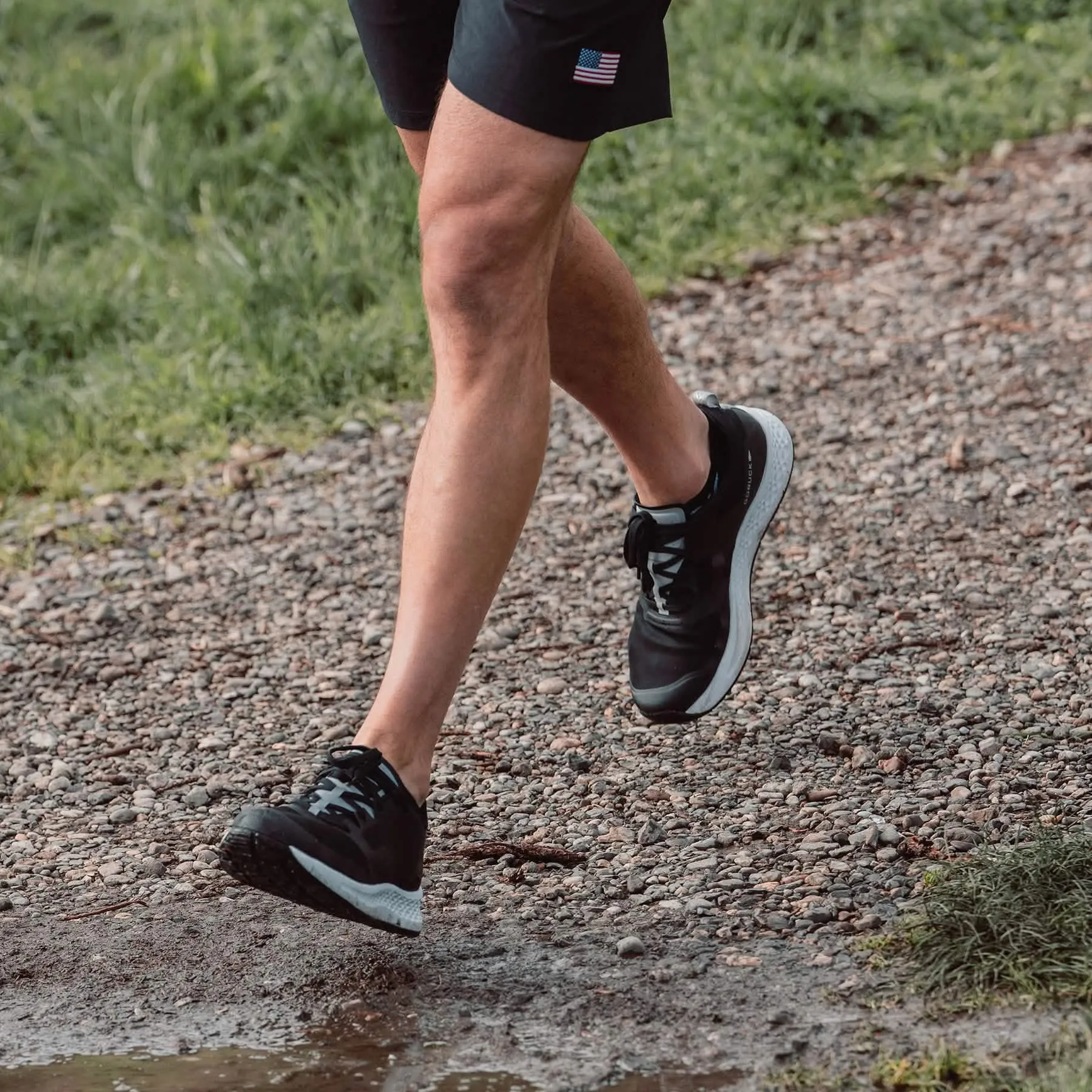 Men's Rough Runners - Black   Stone   White