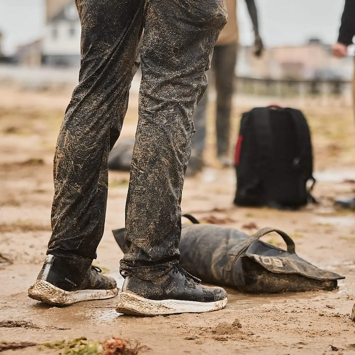 Men's Rough Runners - Black   Stone   White