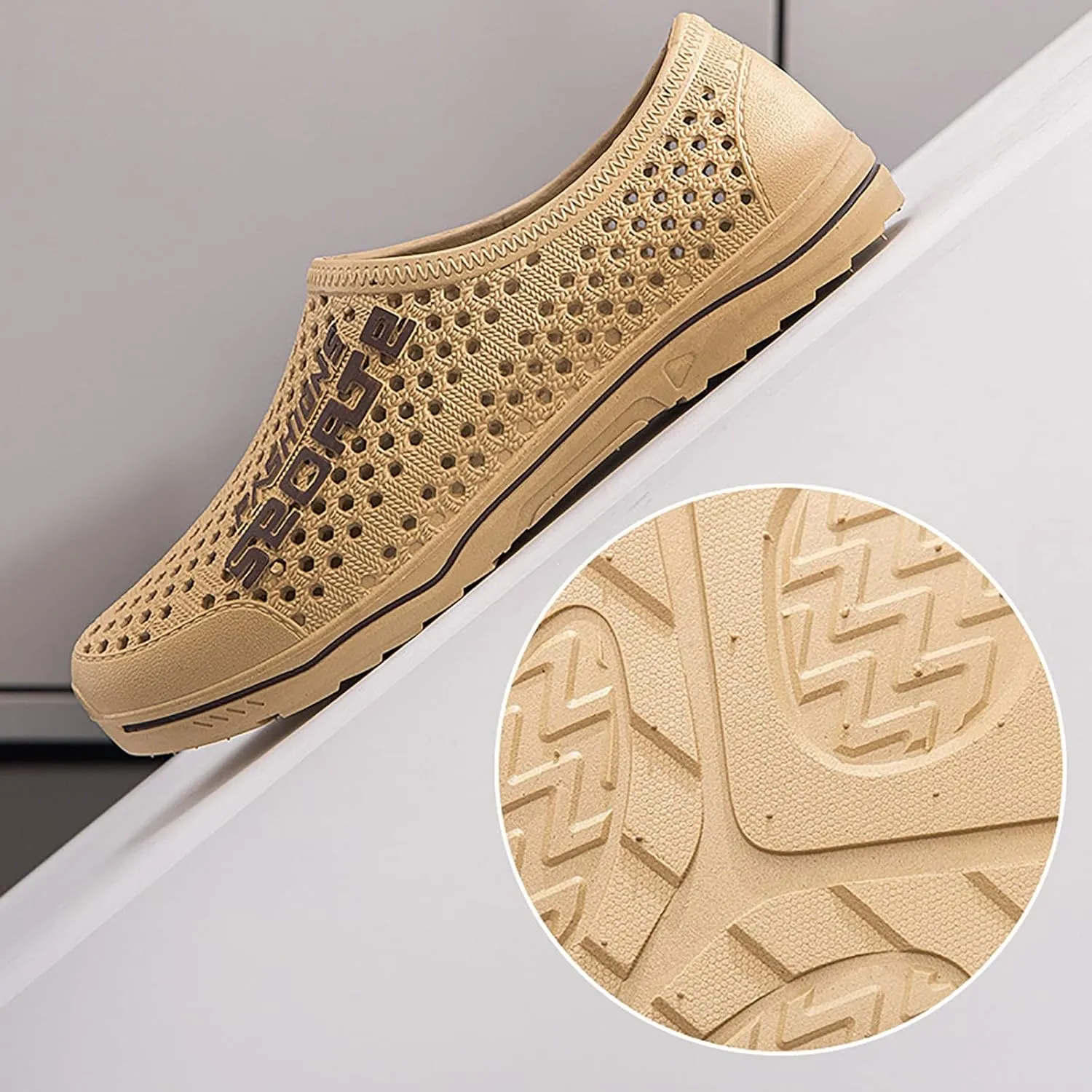 Men's Sandals 2024 Men Sandal Beach Non Slip Garden Men Clogs Shoes For Men Beach Shoes