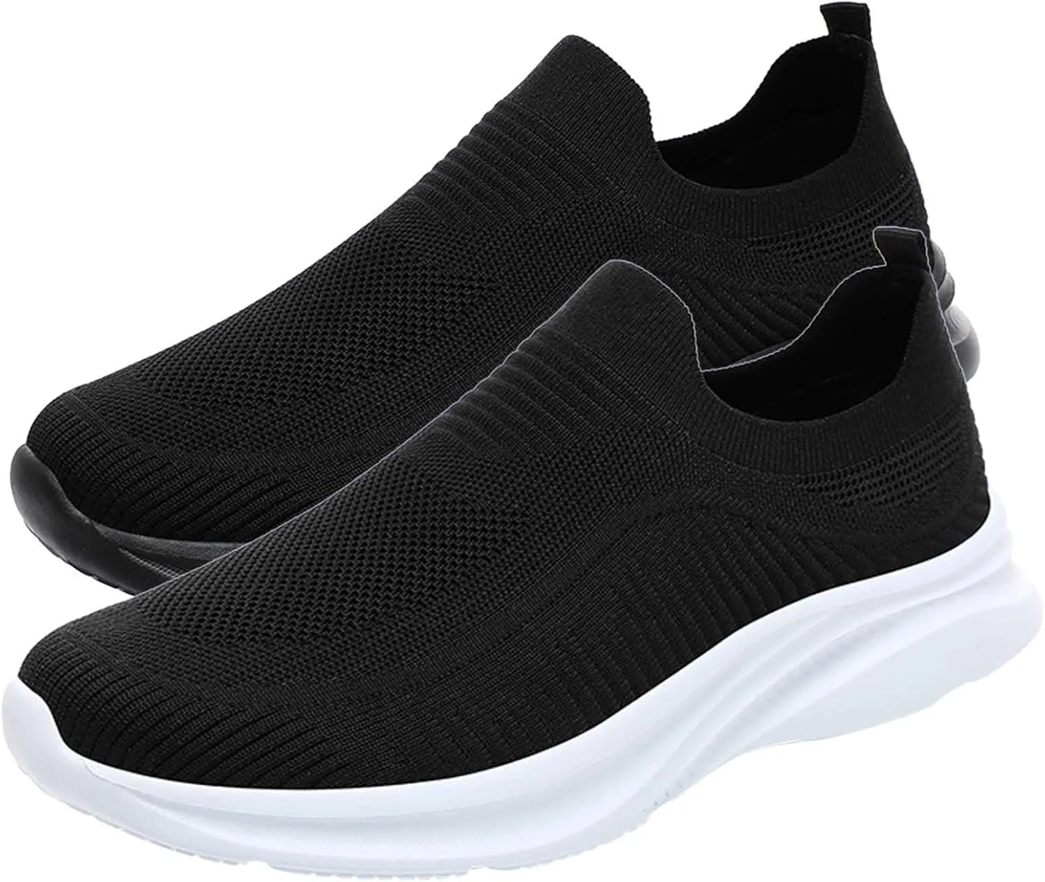 Mens Tennis Shoes Men Sports Shoes Fashionable and Simple Solid Color New Pattern Summer Mesh Breathable Slip On