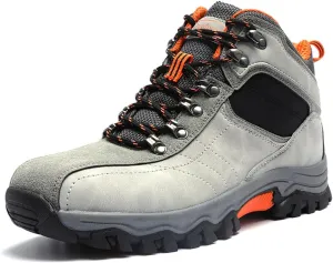 Men's Waterproof Hiking Boots High Top Trekking Hiking Shoes Outdoor Non-Slip Work Boots