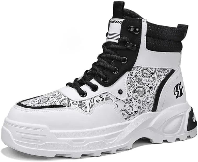 Men's Waterproof Hiking Boots Outdoor Mid Trekking Backpacking Mountaineering Shoes Four Seasons New Men's High Top Outdoor Hiking Boots Casual Hiking Boots