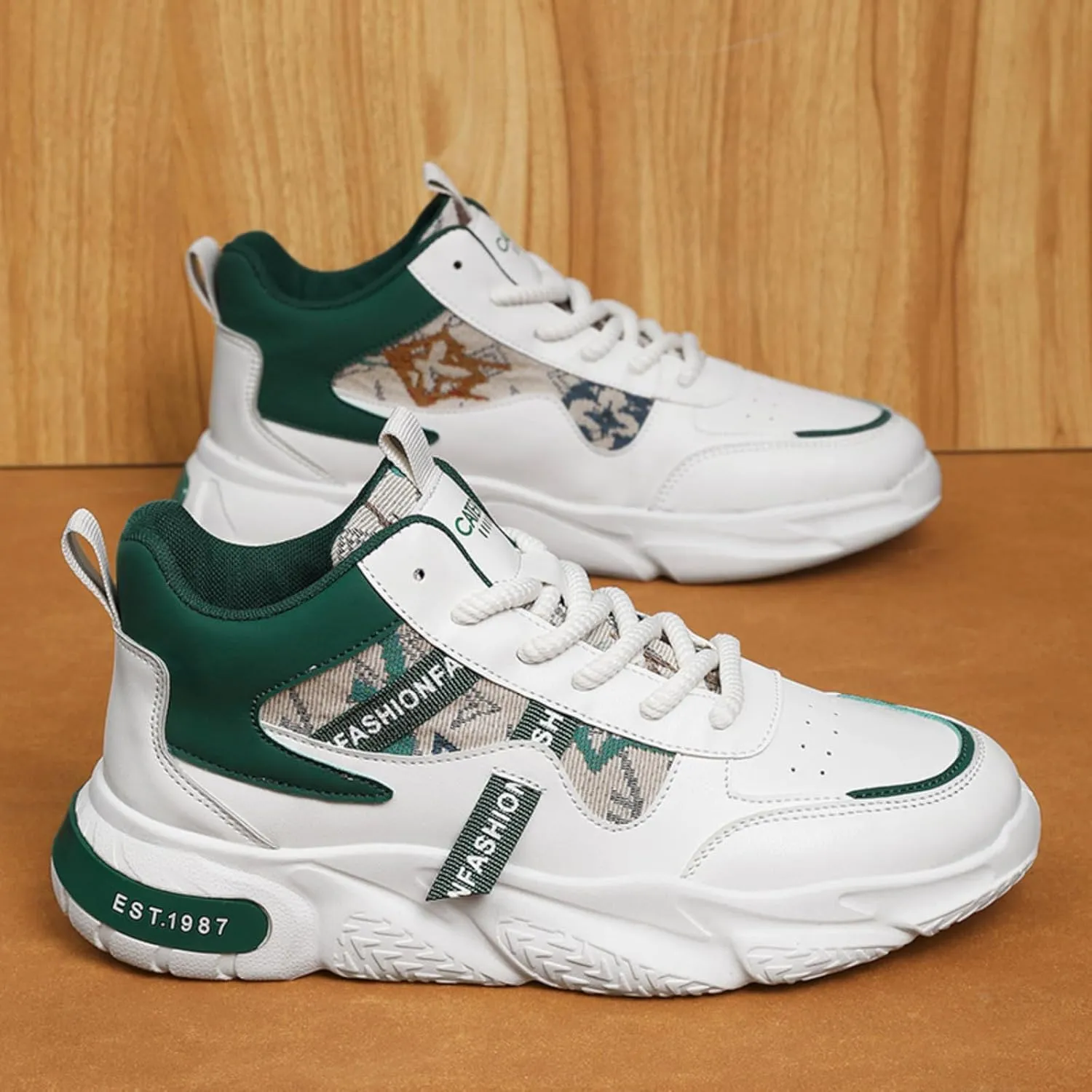 Mid-Top Y2K Chunky Sneakers for Women & Men Retro Basketball Shoes Streetwear Fashion Athletic Ankle Support Walking