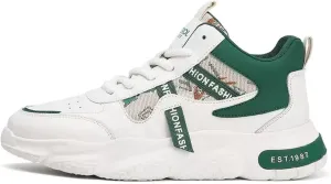 Mid-Top Y2K Chunky Sneakers for Women & Men Retro Basketball Shoes Streetwear Fashion Athletic Ankle Support Walking