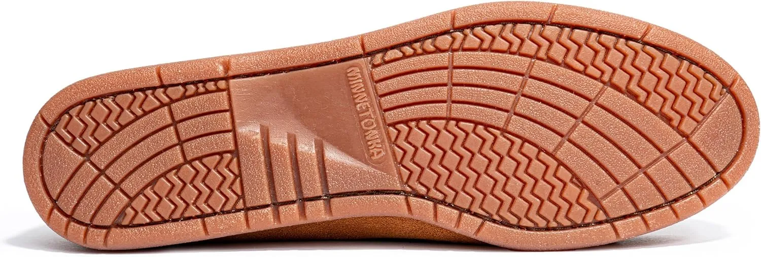 Minnetonka Mellony Penny ?C Women's Penny Loafer Design, Water and Stain Resistant, Genuine Suede, and Lightweight Sole