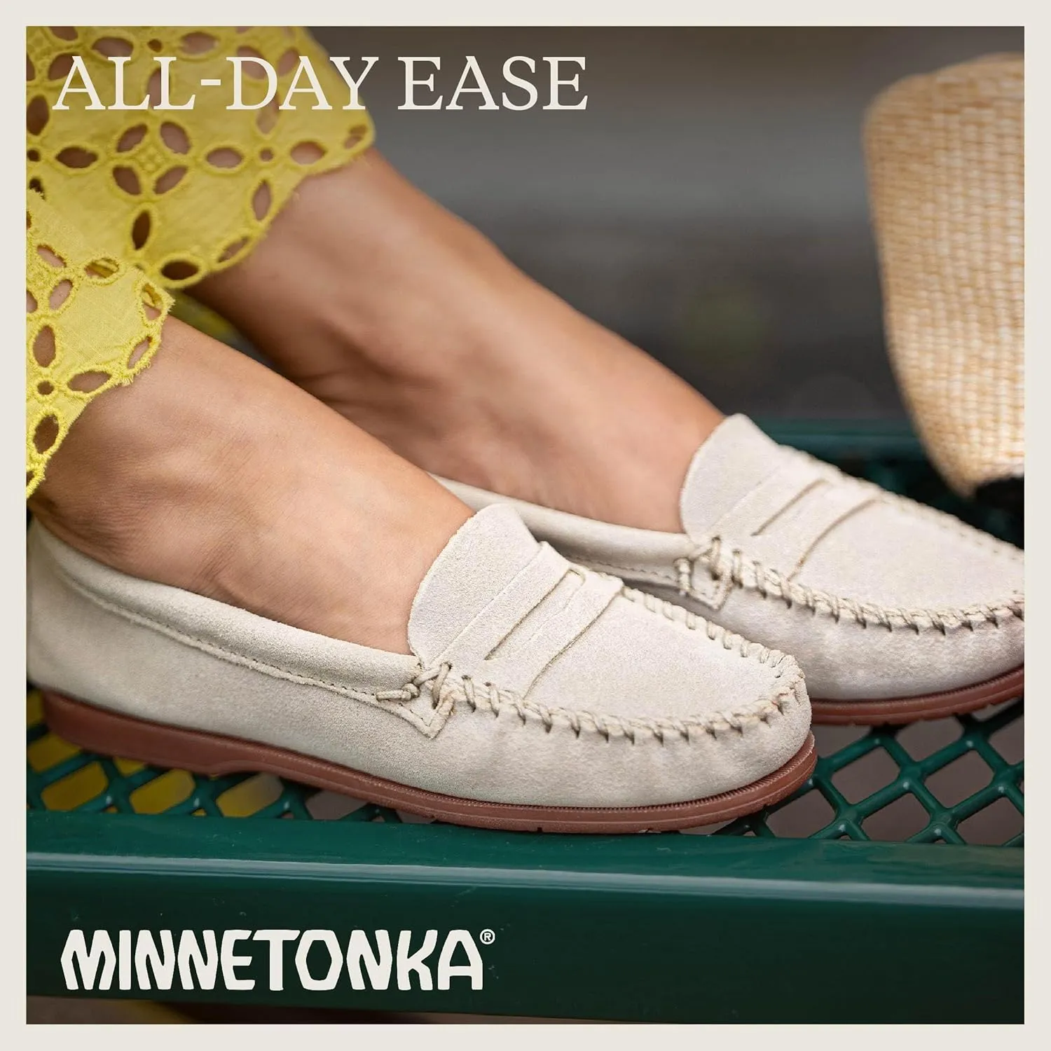 Minnetonka Mellony Penny ?C Women's Penny Loafer Design, Water and Stain Resistant, Genuine Suede, and Lightweight Sole