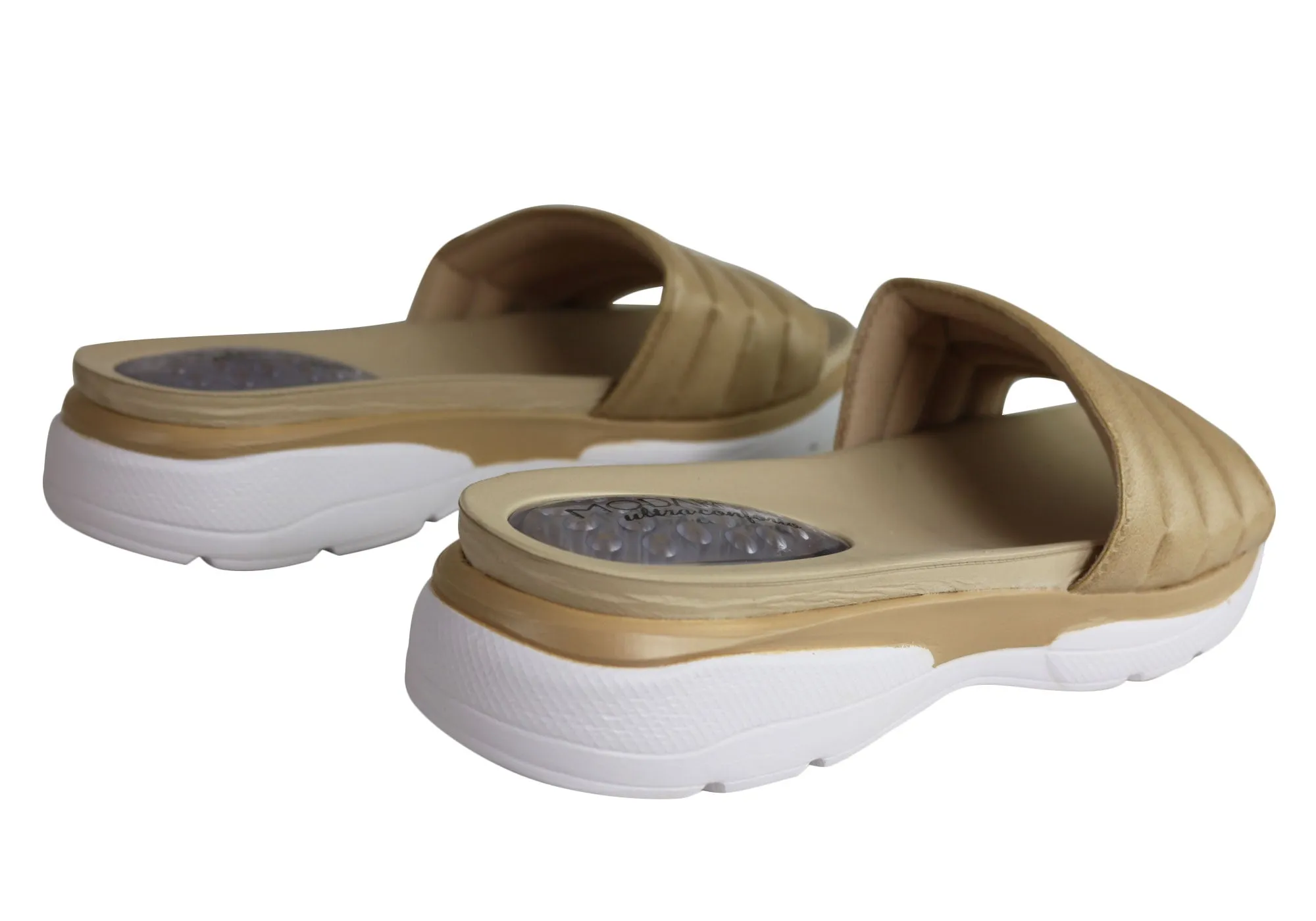Modare Ultraconforto Mischa Womens Cushioned Sandals Made In Brazil