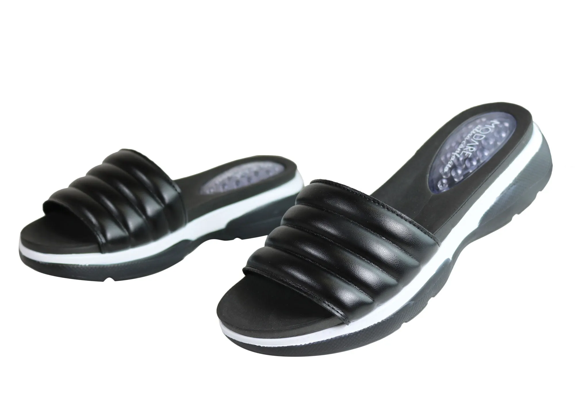 Modare Ultraconforto Mischa Womens Cushioned Sandals Made In Brazil