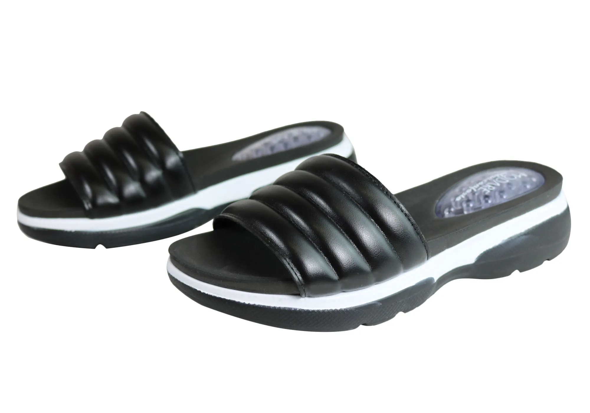 Modare Ultraconforto Mischa Womens Cushioned Sandals Made In Brazil