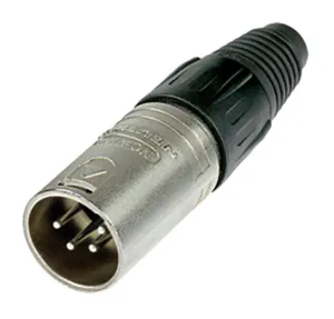 NEUTRIK  NC4MX Cable end X series 4 pin male - nickel/silver