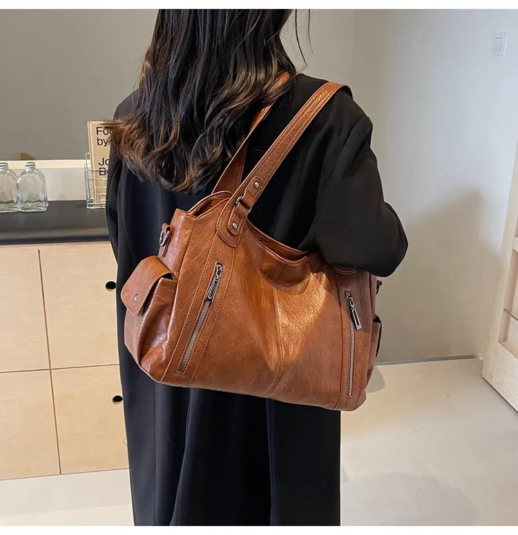 Novira  Timeless Leather Tote Bag
