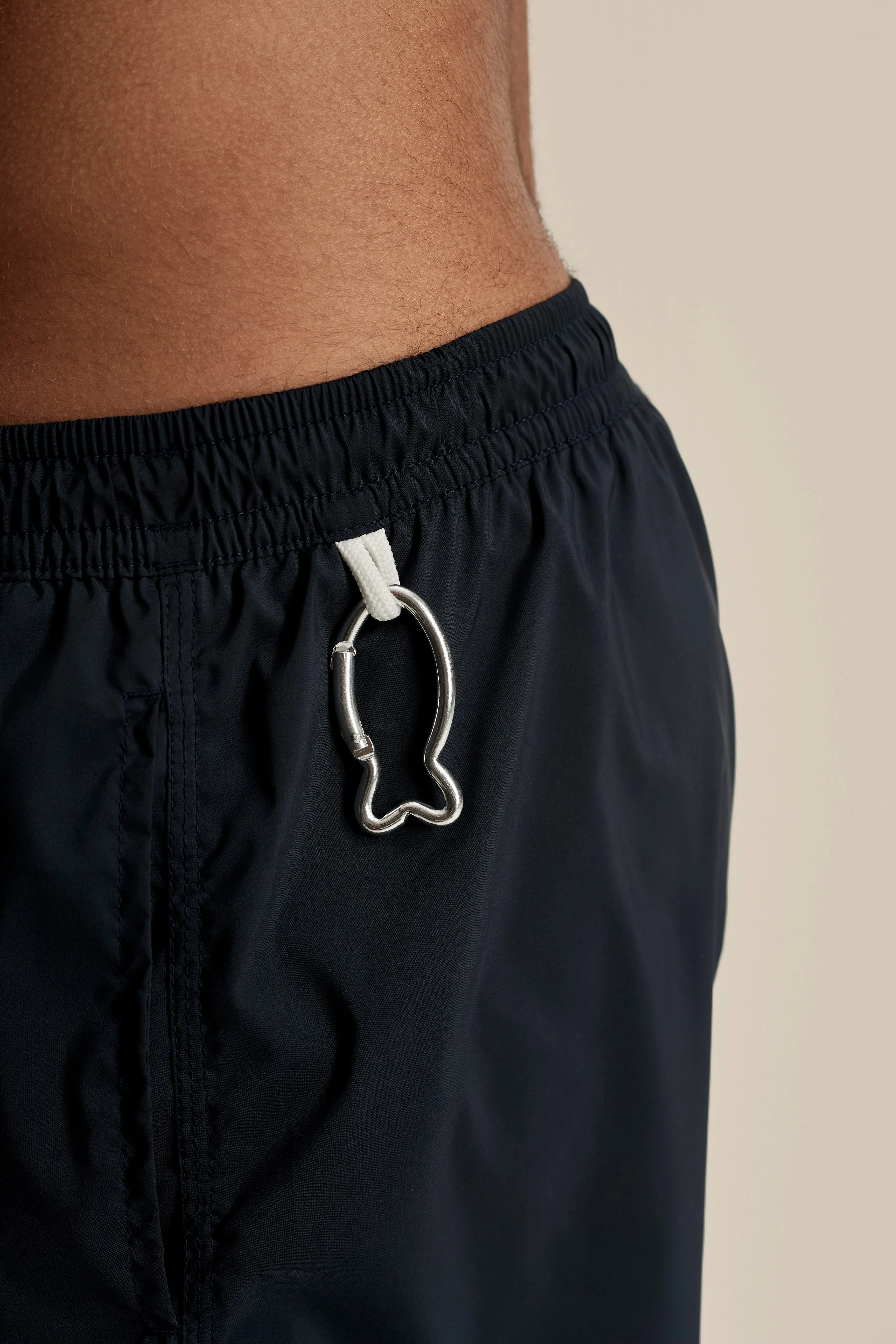 Nylon Mid Length Swim Shorts