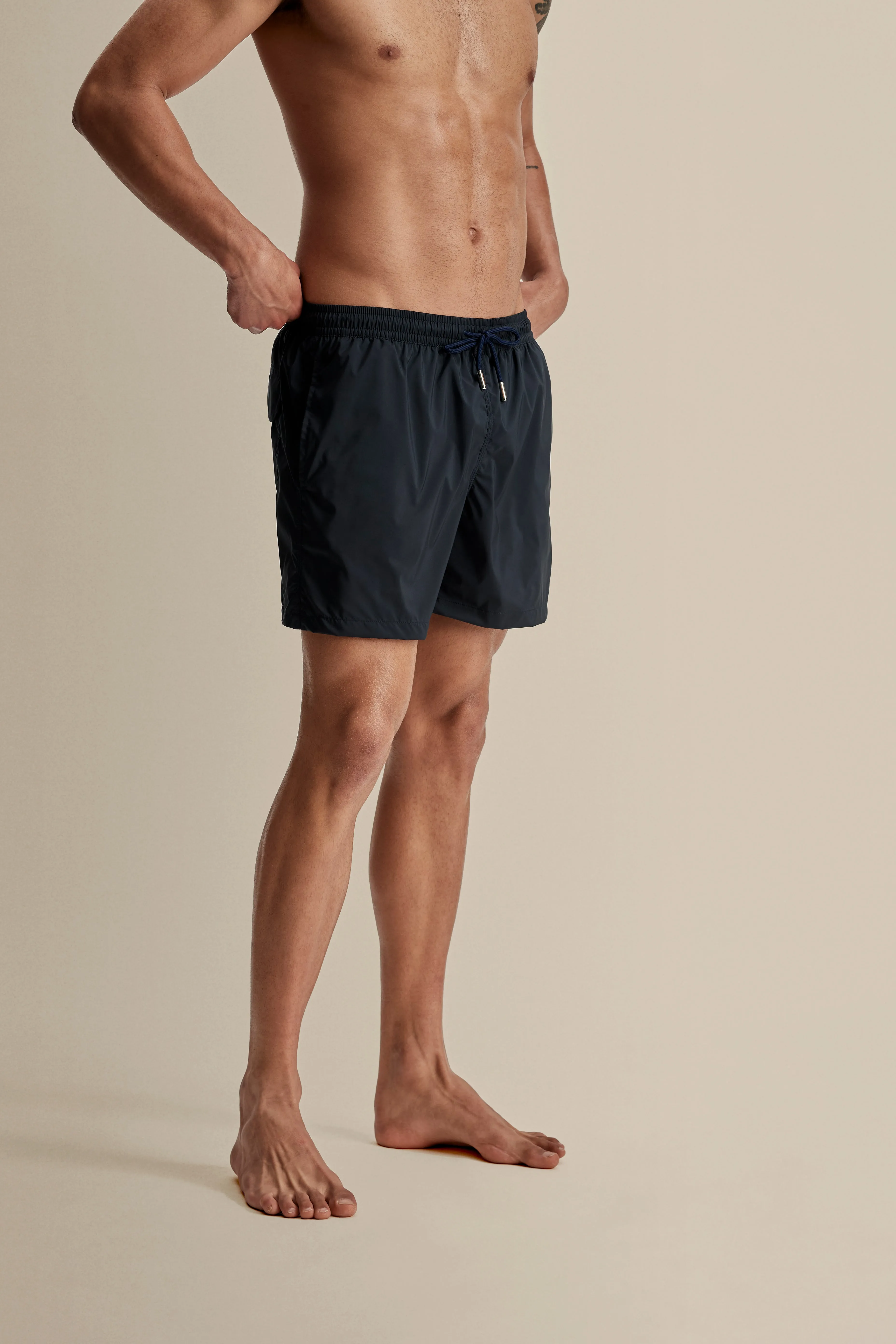 Nylon Mid Length Swim Shorts