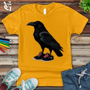 Raven Wearing Sneakers Youth Tee