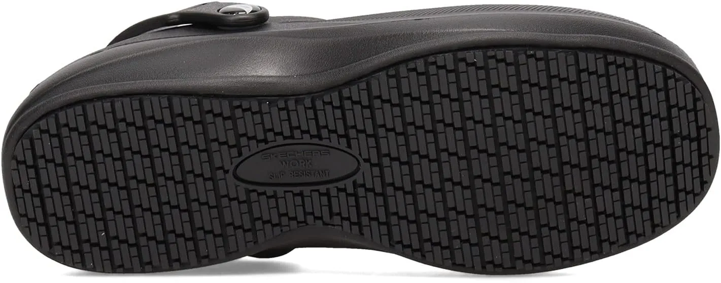 Skechers Women's Women Arch Fit Riverbound Pasay Sr Clog Black