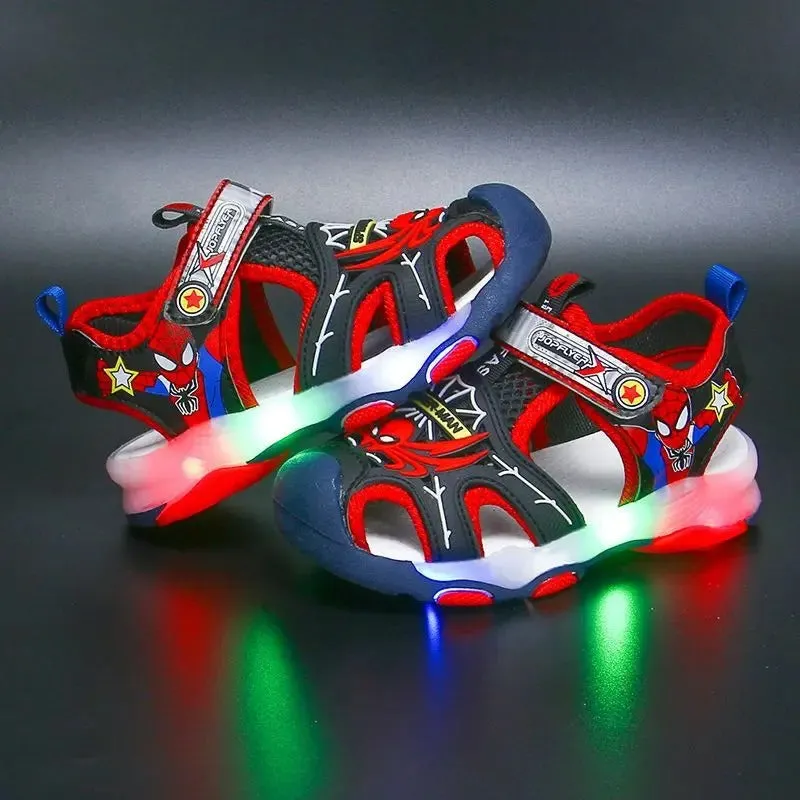Spiderman LED Light Casual Sandal