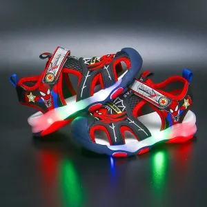 Spiderman LED Light Casual Sandal