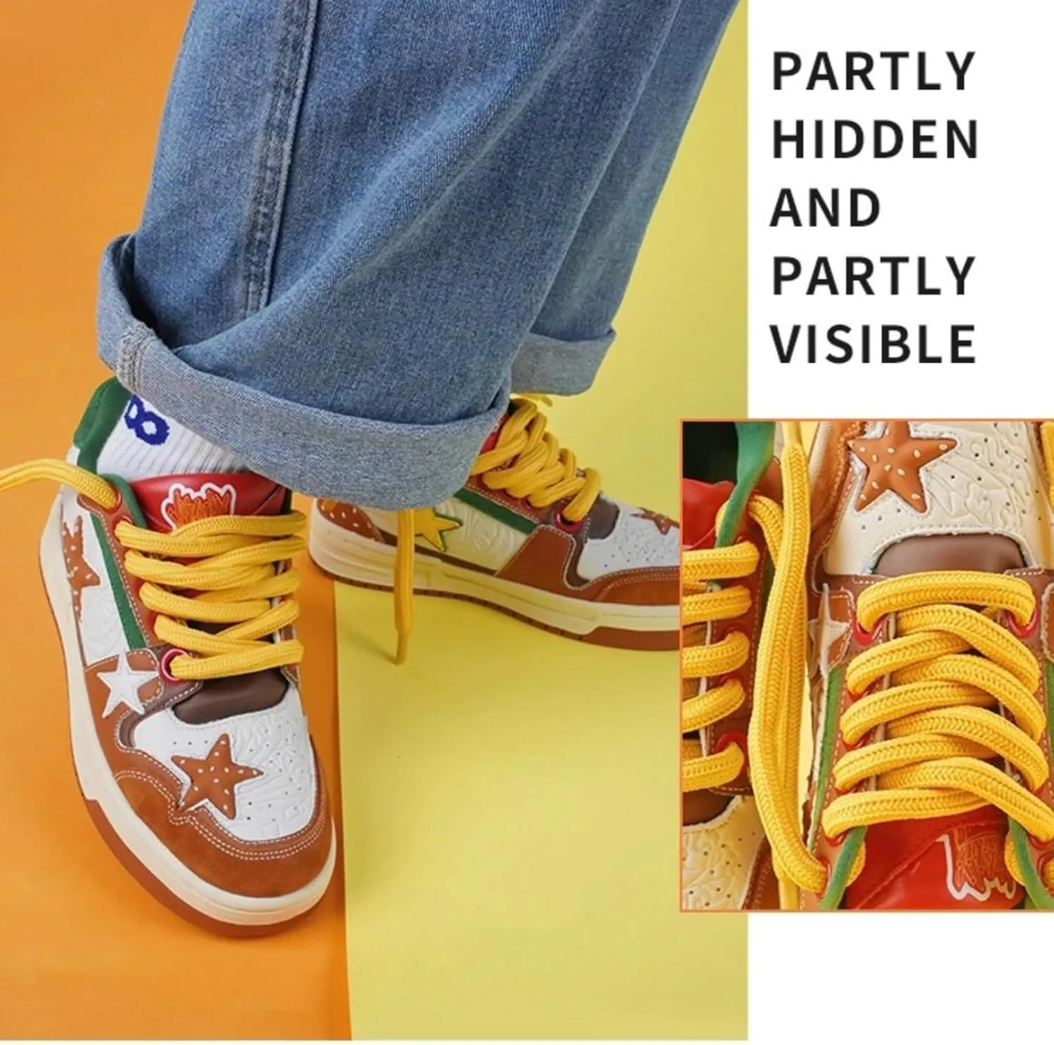 Star Retro Y2k Chunky Sneakers for Women and Girls Cute Breathable Aesthetic Casual Walking Shoes for Tennis Exercise