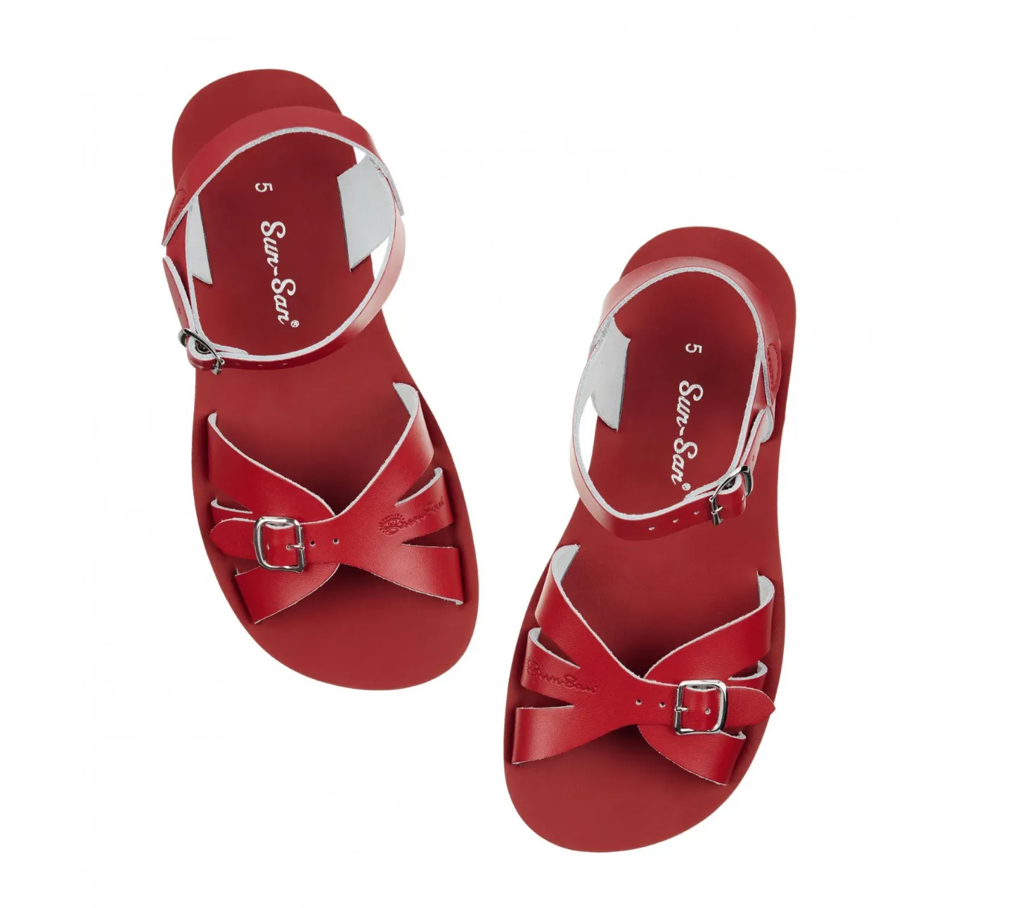 Sun -san Boardwalk sandal (red, Adult)