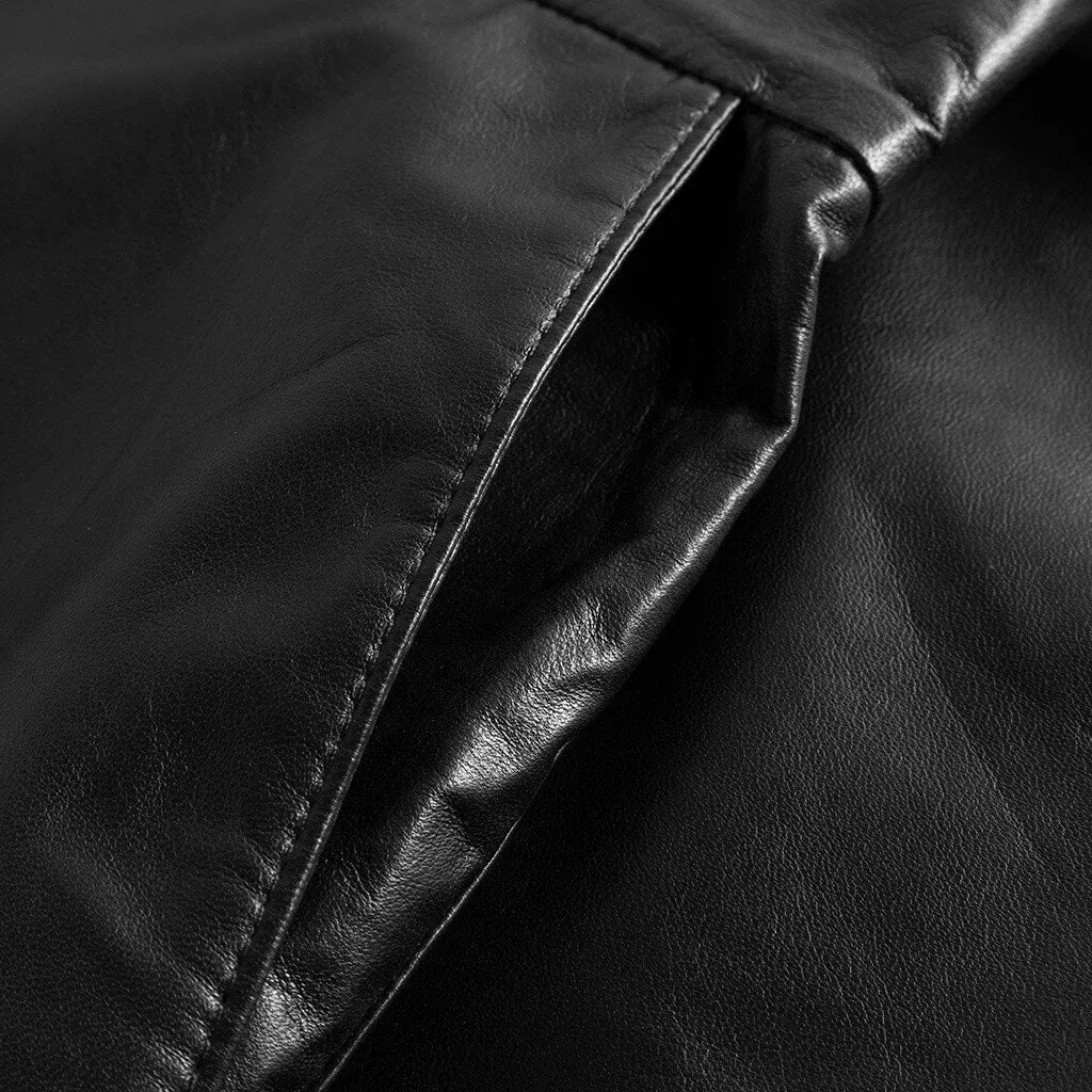 Timeless Dacy leather skirt / 51150 - Black (Nero)