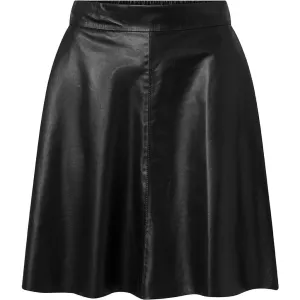 Timeless Dacy leather skirt / 51150 - Black (Nero)