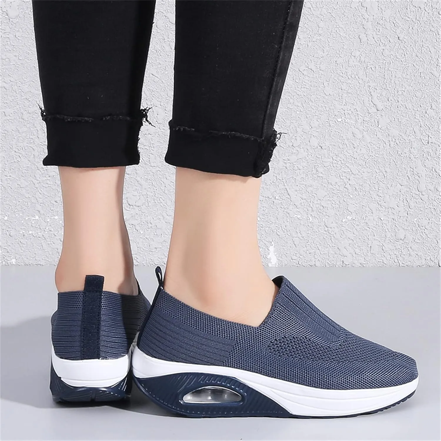 Veroders Women's Working Nurse Shoes Platform Walking Sneakers Wedges Orthotic