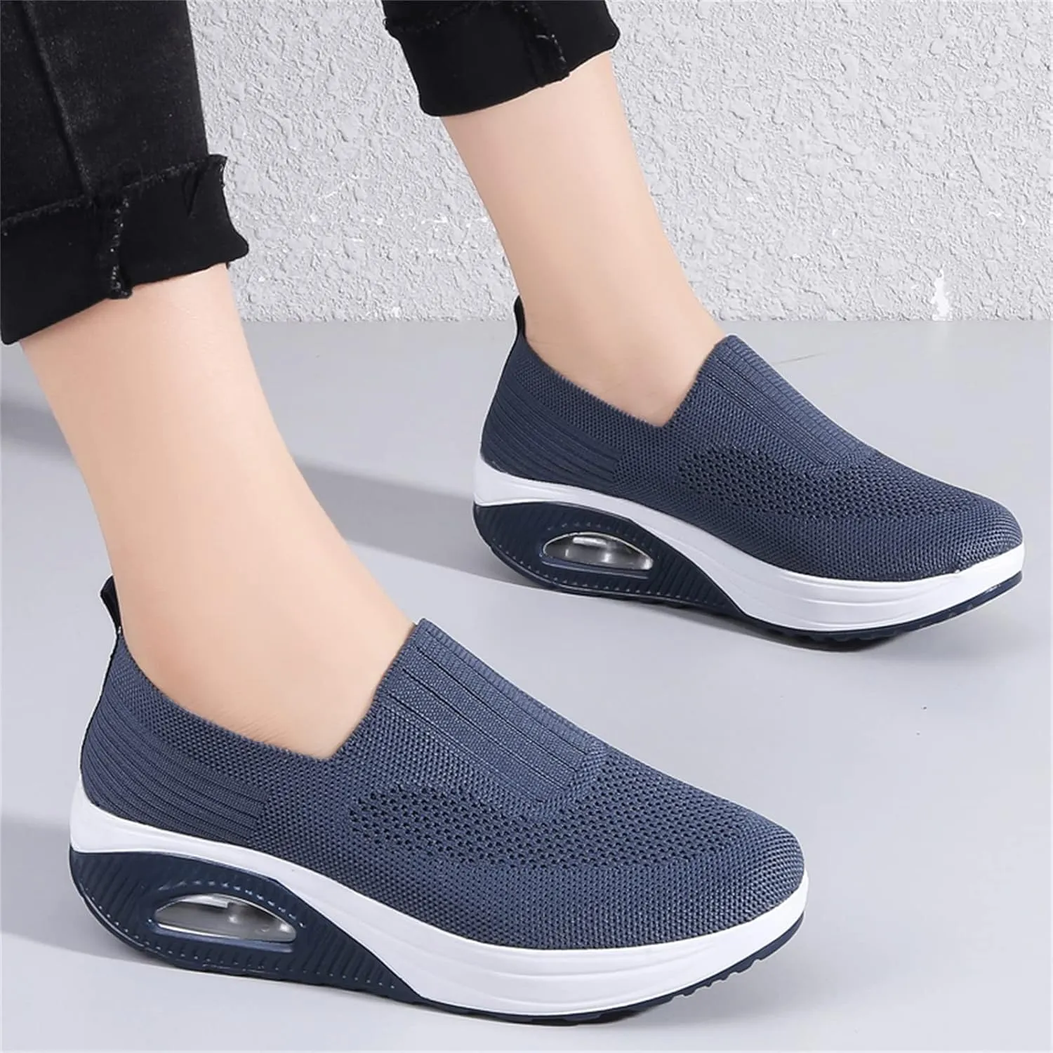 Veroders Women's Working Nurse Shoes Platform Walking Sneakers Wedges Orthotic