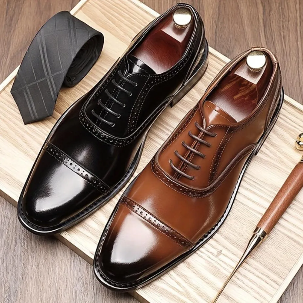 Vintrola™ - Premium Classic Cap-Toe Shoes