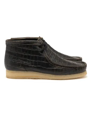 Wallabee Boot Harajuku Pack Black Croc Distress