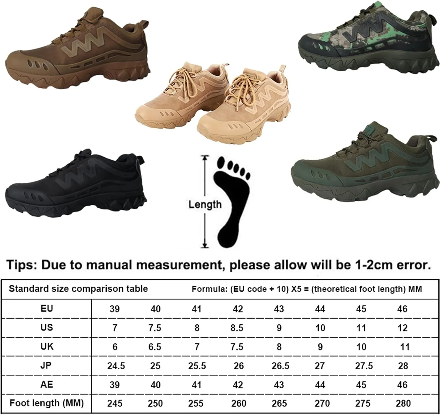 Waterproof Hiking Work Boots,Men's Tactical Boots,Outdoor Lightweight Work Boots,Breathable Desert Boots,for Outdoor Hiking, Rock Climbing, Hunting Etc