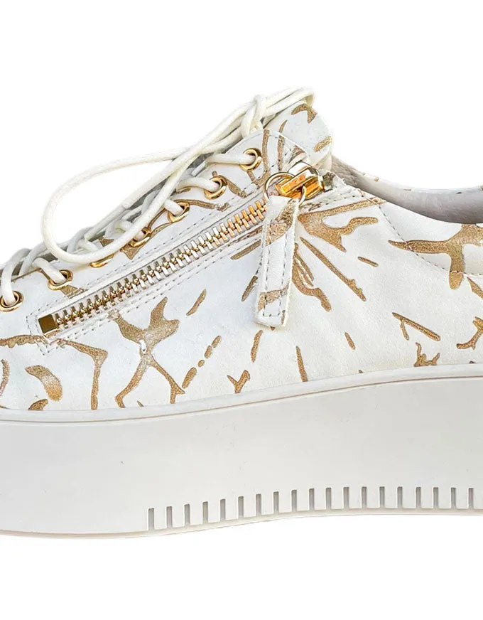Wolfies Sneaker Almond & Gold