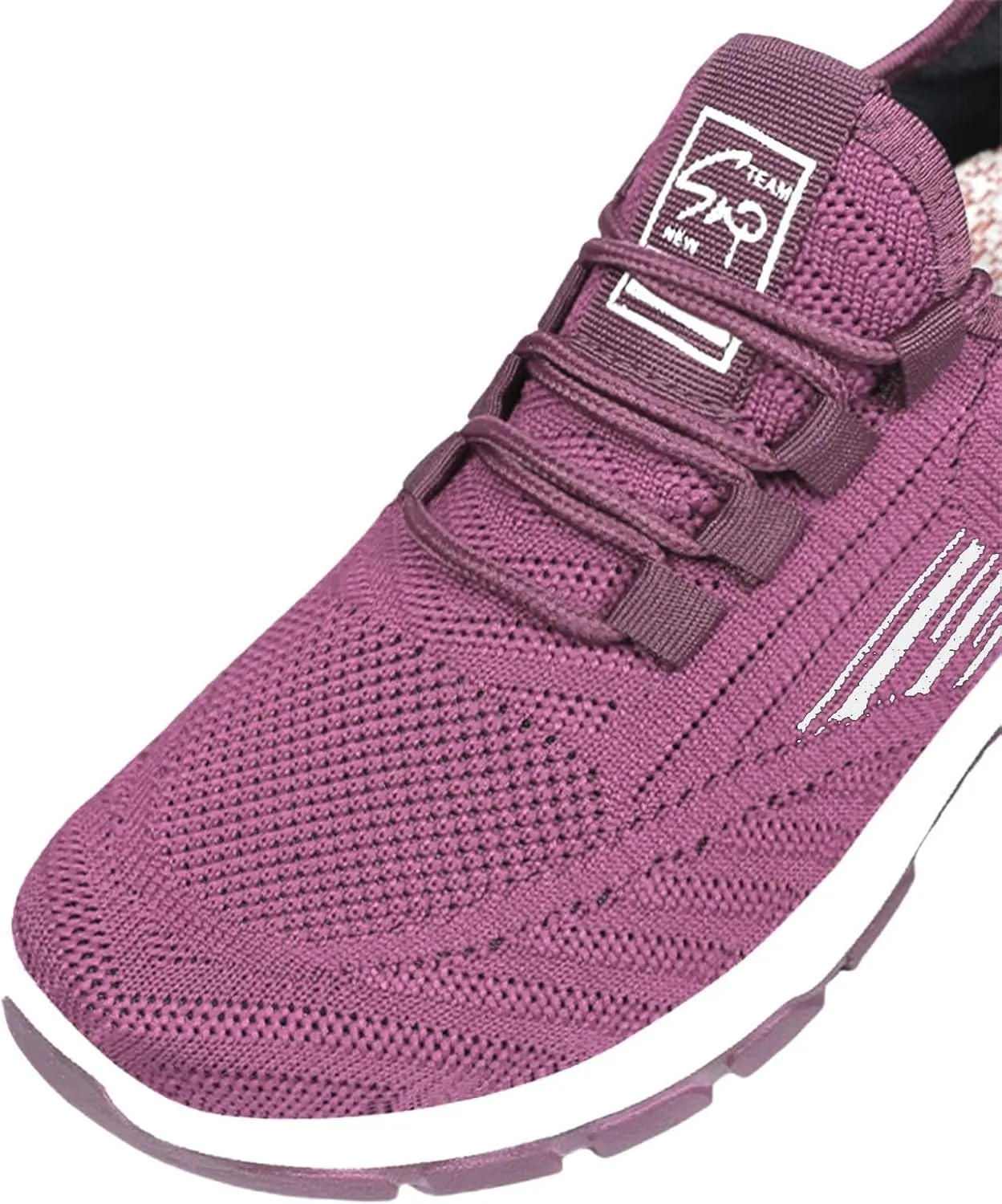 Women's Breathable Slip On Sneakers Comfortable Platform Walking Shoes for Gym Running Outdoor Athletic Everyday